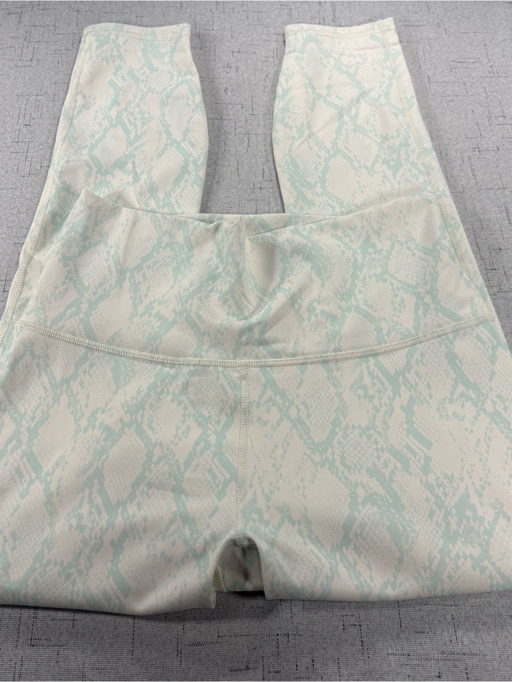 Fabletics High-Waist Snake Print Leggings - Mint White